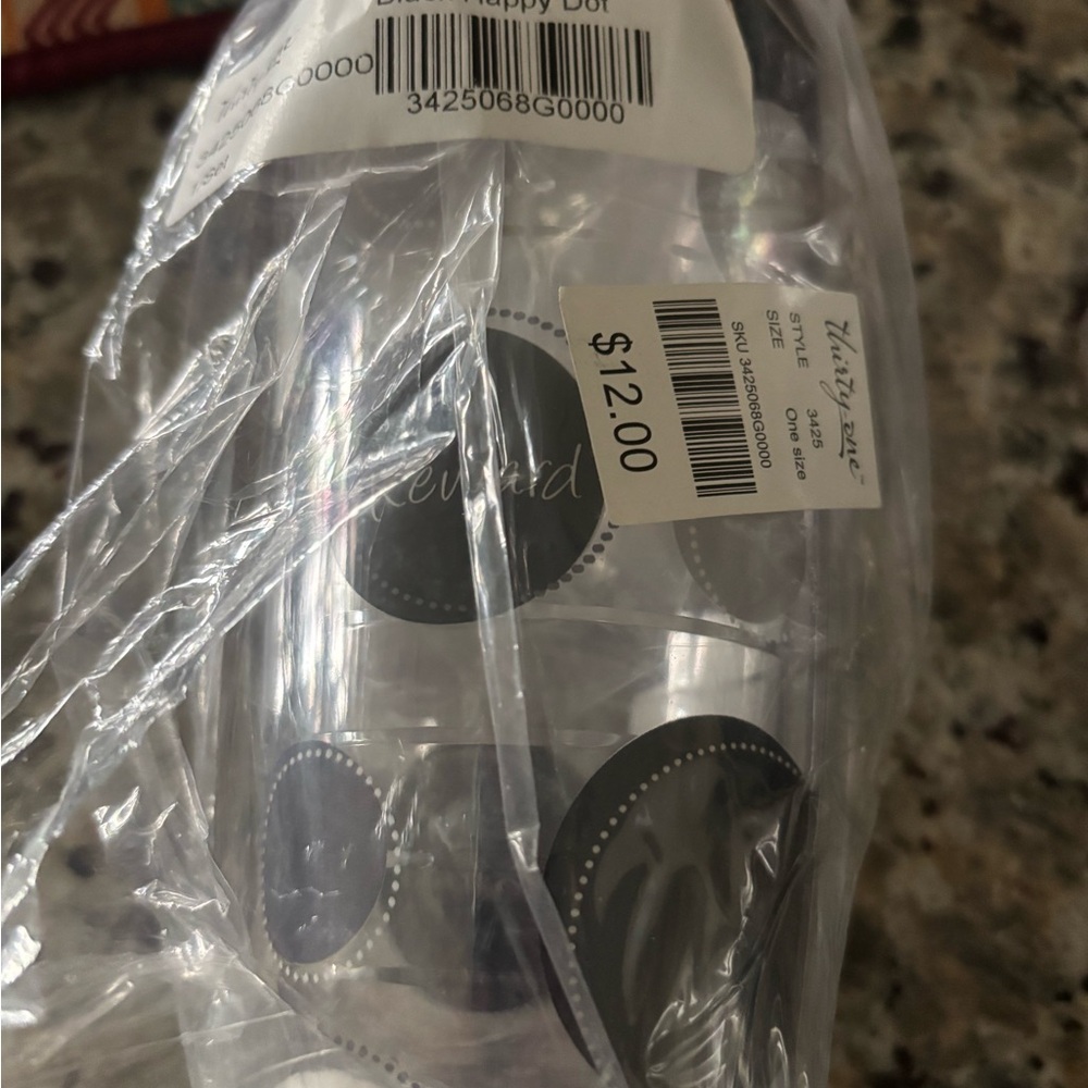 31 Black Happy Dot Tervis Tumbler